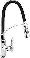 Смеситель для раковины с гибким изливом FLEXIBLE 2-BLACK Fala 75675, фото 2