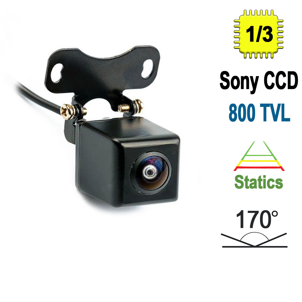 Автомобільна камера заднього огляду Terra HD-661, 800 ТВЛ, Супернічне бачення, сенсор Sony CCD, фото 1