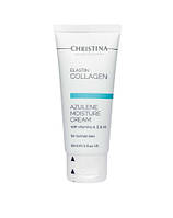 Christina Elastin Collagen Azulene Moisture Cream Увлажняющий азуленовый крем с коллагеном для нормальной кожи