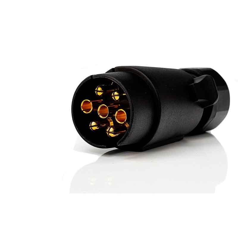 Вилка на причіп 7 контактна FRISTOM 7 PIN 12V, фото 1