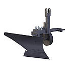 Плуг однокорпусний для мінітрактора, (опорне колесо, приціпне -3 точки) ПЛ11, фото 2