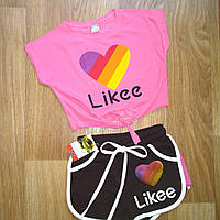 Костюм лайки подростковый розовый костюм Likee 146