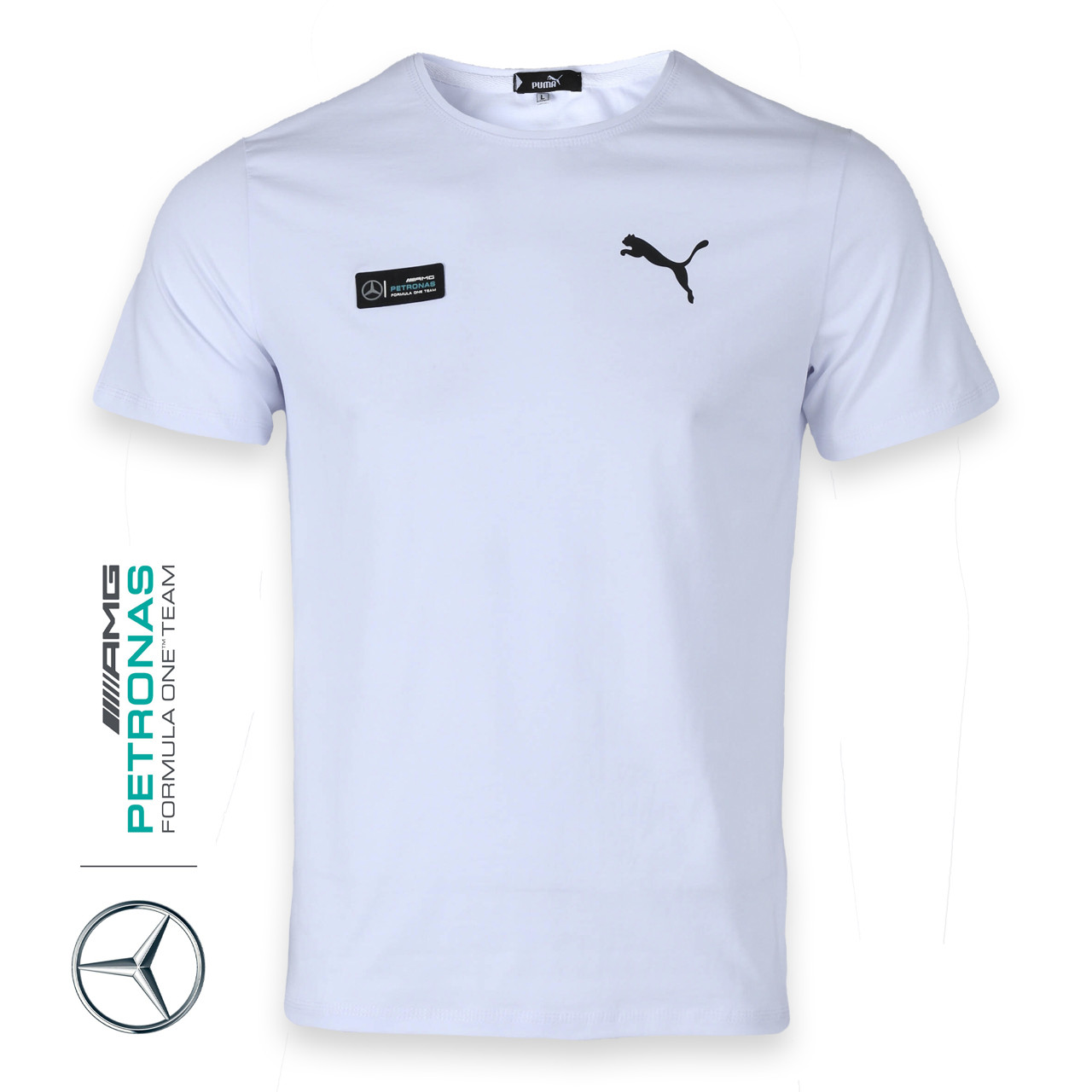 Футболка спортивна білий PUMA — Mercedes Ф-10 WHT XXL (Р) 20-916-020, фото 1