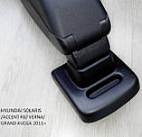 Підлокітник Armcik S2 з зсувною кришкою і регульованим нахилом для Hyundai Accent Solaris 2011-2017, фото 4