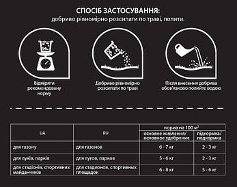 Весняне добриво для газону Fertis, без хлору та нітратів, 1 кг, фото 4
