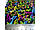 Плівка аквапринт для аквадруку "Метелики неон" LD013B, Харків (ширина 50 см), фото 3