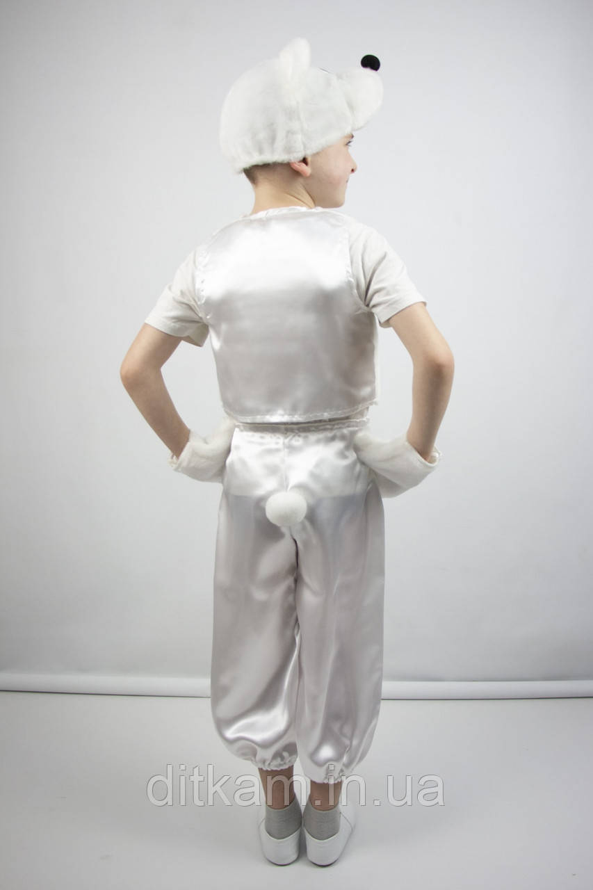 Карнавальный костюм Мишка №2 (белый) - фото 3 - id-p1197433895