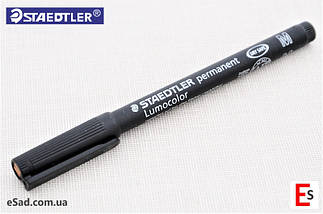 Маркер перманентний водостійкий Staedtler Pancolor 303M, чорний - 1,0 мм, фото 2