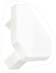 Профиль алюминиевый LUMINES Lighting, для LED ленты: Модель C- Заглушка белая, для углового профиля, Made in