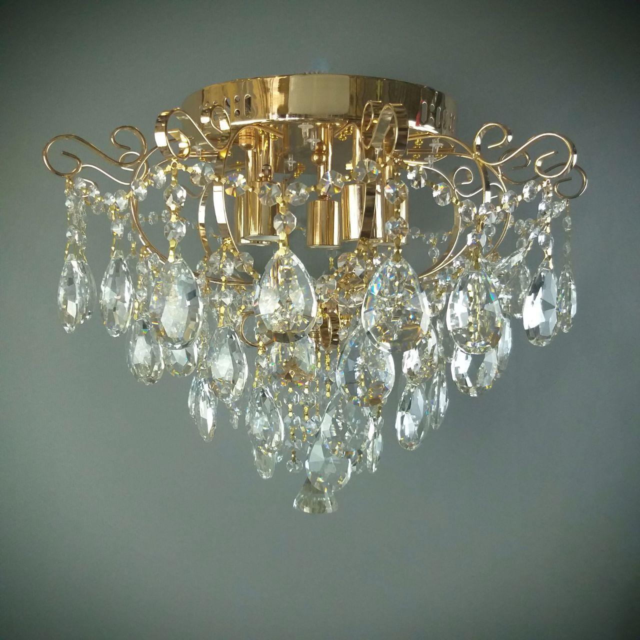 Люстра хрустальная классическая на 5 лампы 14-67075/5 LED FGD