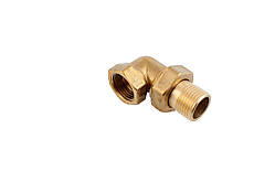 Згін американка 1/2" кутовий - латунь