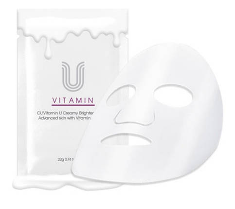 Маска для сяяня шкіри Cu skin Vitamin U Creamy Brightening Mask, 1 шт, фото 2