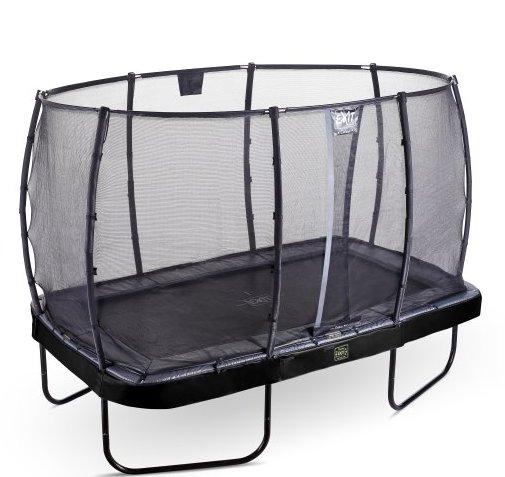 Батут EXIT Elegant Premium прямокутний 214х366 cm black ( великий, для ...