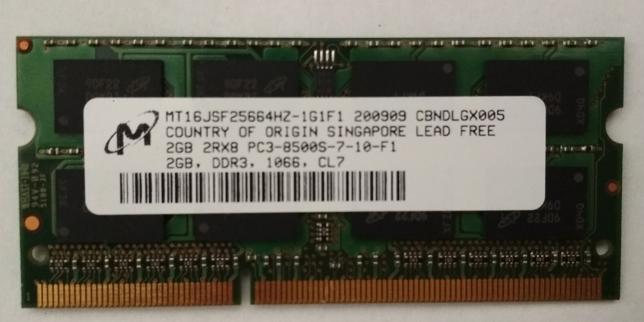 Kingston 2gb 2rx8 Pc3 8500s 2gb Pc3 8500s RAM Samsung 2GB 2Rx8 PC3