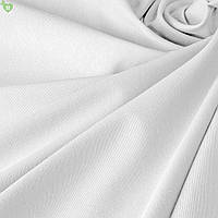 Однотонна декоративна тканина холодного білого кольору з тефлоном DRB-81158