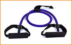 Еспандер для фітнесу трубчастий із дверним фіксатором XXL 22.7 кг 120 см