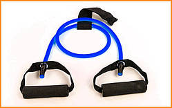 Трубчастий еспандер із дверним фіксатором Синій XS 2.7 кг