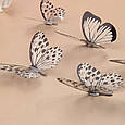 Інтер'єрні наклейки Метелики 3D, набір 18 шт., фото 7