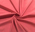 Сатин (бавовняна тканина) корал однотон (ширина 2.55 м), фото 2
