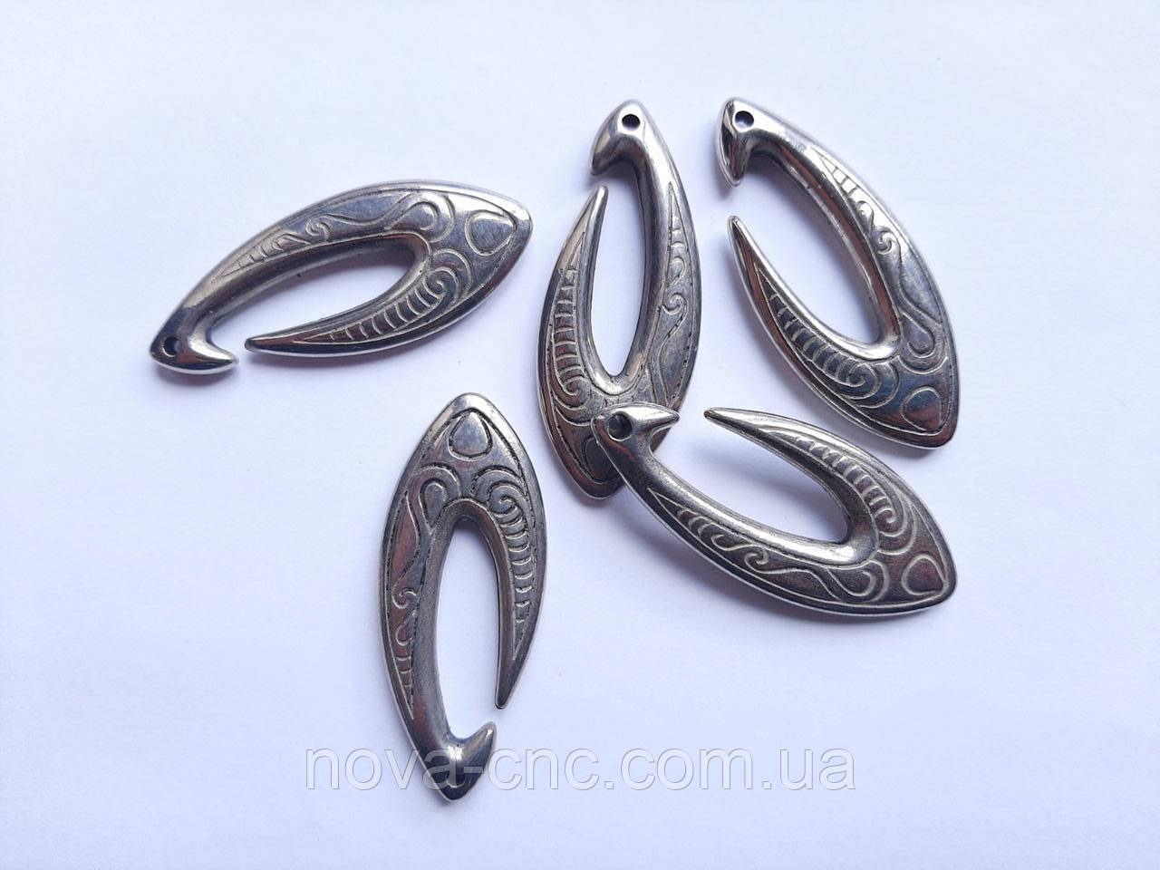 Підвіски металізовані 50х20 мм