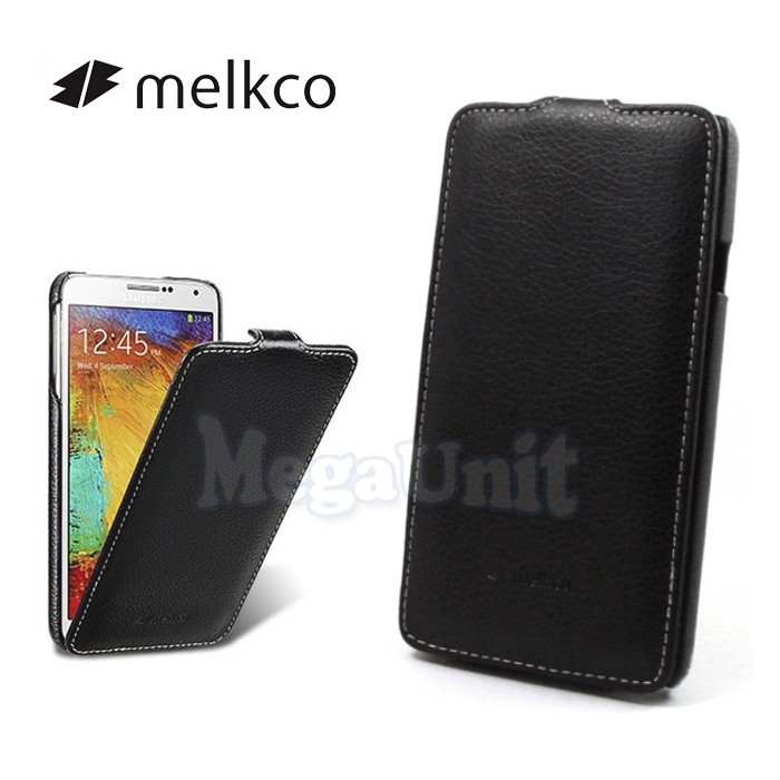 Melkco Чехол-флип для Samsung Galaxy Note 3 n9000 Черный - фото 1 - id-p160435720