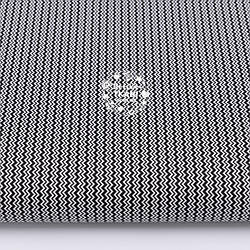 Бязь "Подвійний зигзаг чорного кольору", №2797