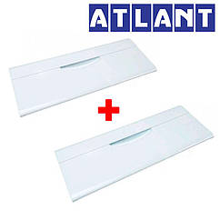 Набір панелей ящиків (2шт) для морозильної камери Атлант Білі - запчастини для холодильників Атлант