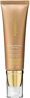 Зволожувальний і вирівнювальний тон шкіри крем для обличчя — HydroPeptide Solar Defense tinted SPF 30 50 мл