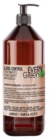 Шампунь против выпадения волос DIKSON Every Green Loss Control Energizing Shampoo 1000 мл - фото 1 - id-p1197535941