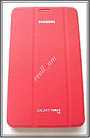 Красный чехол Book Cover #1 для Samsung Galaxy TAB 4 7.0 T230 T231