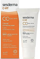 СС-крем для лица - SesDerma Laboratories C-VIT CC Cream SPF15 30 ml