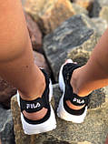 Сандалі жіночі спортивні текстиль чорний Київ, фото 2