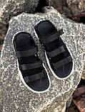 Сандалі жіночі спортивні текстиль чорний Київ, фото 9