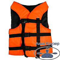 Жилет 50-70 кг страхувальний (спасателный) помаранчевий дорослий універсальний