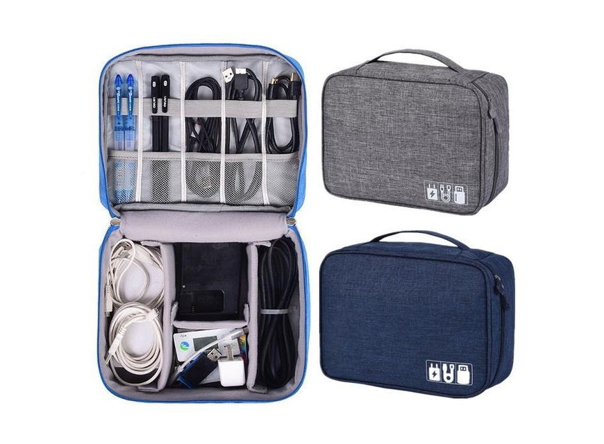 Органайзер для кабелів і дрібної електроніки подарунок автолюбителю, фото 1