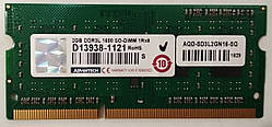 Для ноутбука 2 GB DDR3L 1600MHz Advantech PC3L 12800S 1Rx8 RAM Оперативна пам'ять