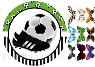 Вафельна картинка для кондитерських виробів Для чоловіка, аркуш А4 7