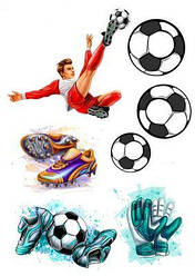 Вафельна картинка для кондитерських виробів Для чоловіка, аркуш А4 11