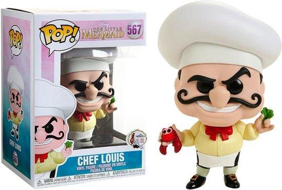 Фігурка Funko Pop Фанко Поп Русалочка Кухар Луї The Little Mermaid Chef Louis 10 см cartoon LM CL 567