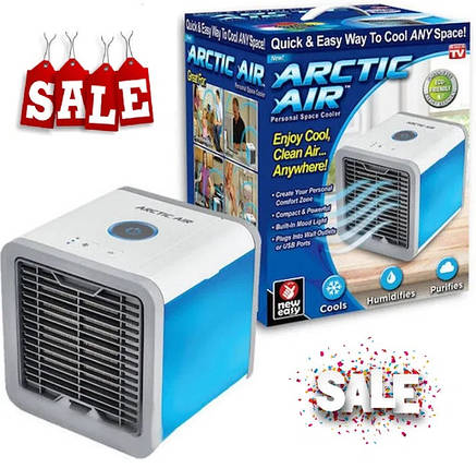Портативний кондиціонер, охолоджувач повітря Arctic Air Cooler, фото 1