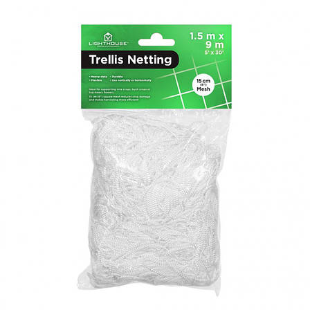 Сітка для підтримки рослин Light House Trellis Netting 150x450 см, фото 1
