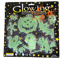 НАБОР СВЕТЯЩИХСЯ В ТЕМНОТЕ НАКЛЕЕК GHOST HALLOWEEN