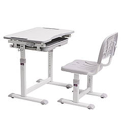 Зростаюча дитяча парта зі стільчиком Cubby Sorpresa Grey - ОПТОМ ДЛЯ ШКІЛ
