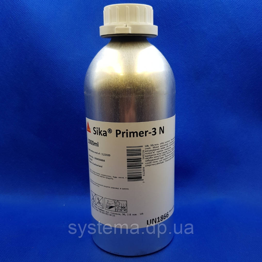 Sika Primer-3N - Грунтовка для пористих основ і металу, 1 л