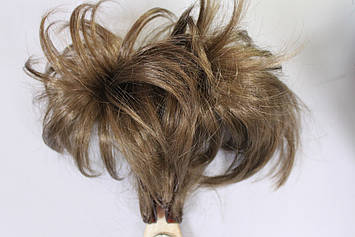 Шиньйон хвіст на крабе короткий штучні волосся русявий