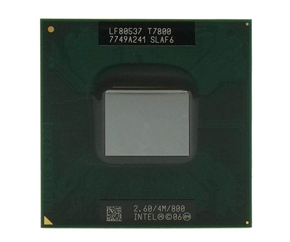 Процесор для ноутбука Intel Core 2 Duo T7800 SLAF6 2.60GHz/4M/35W Socket P