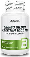 Ясність мислення BioTech — Ginkgo Biloba + Lecithin (90 капсул)