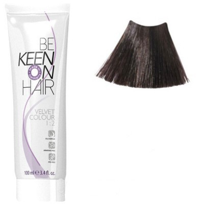 Крем фарба для волосся без аміаку KEEN Velvet Colour 4.7 мокка 100мл.