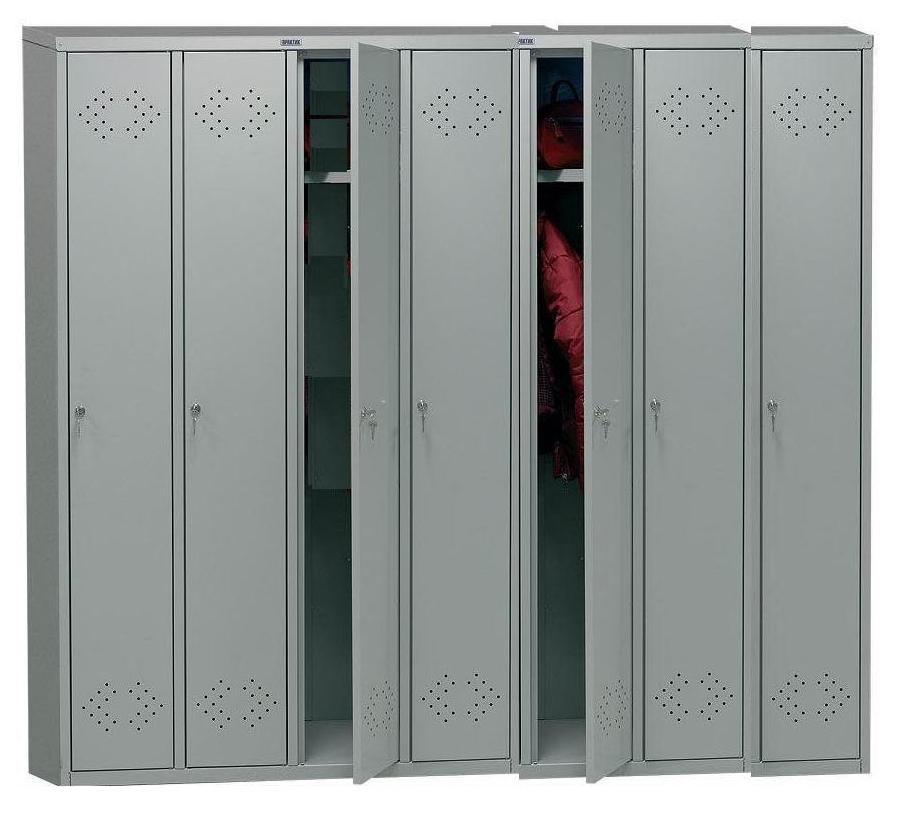 Шкаф металлический одежный LS-71 1830(в)х1978(ш)х500(гл)для раздевалок и гардеробов, шкаф для одежды, шкаф для - фото 1 - id-p1197612978