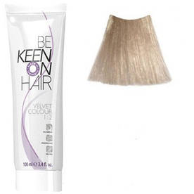 Крем фарба для волосся без аміаку KEEN Velvet Colour 10.1 ультра-світлий попелястий блондин 100 мл